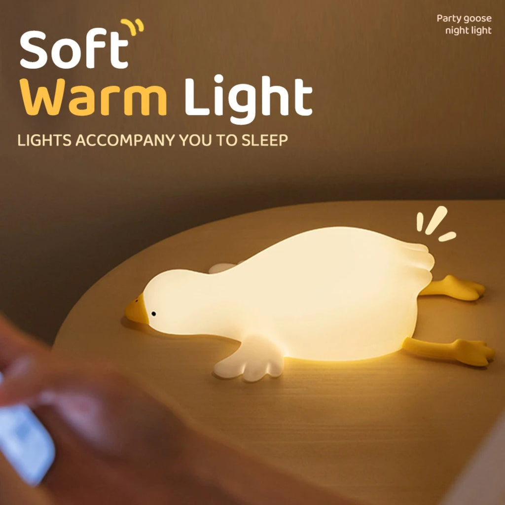 🪿 Lying Goose Night Light