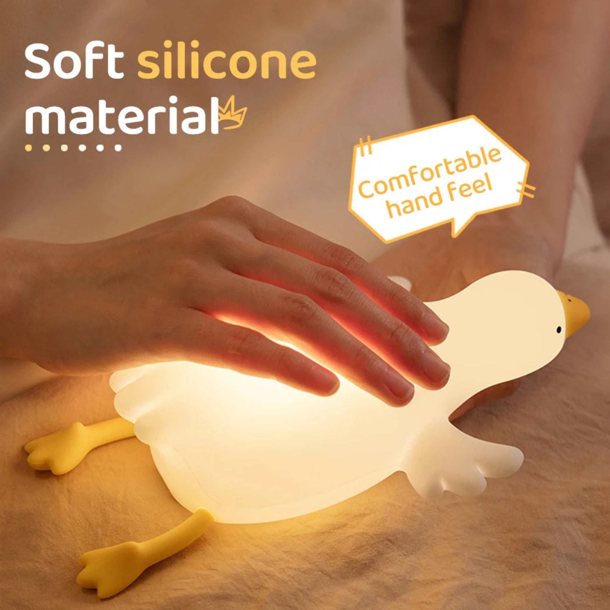 🪿 Lying Goose Night Light