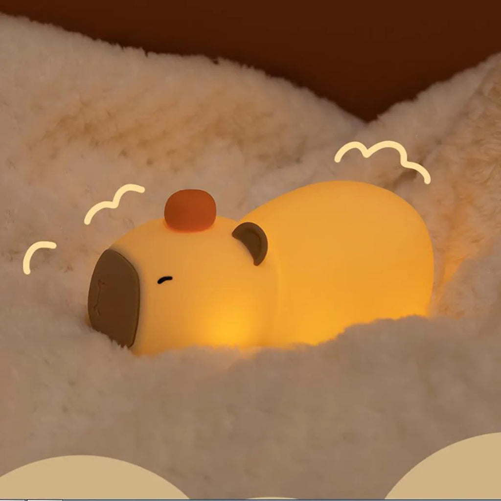 🍊 Lying Capybara Night Light