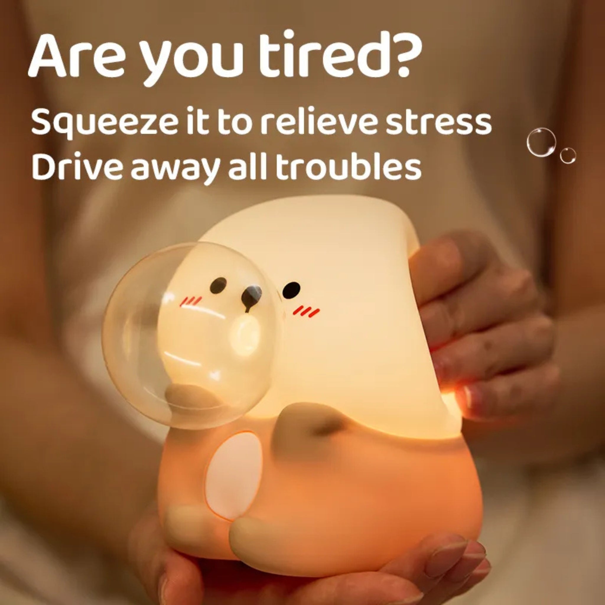 🦦 Bubble Otter Night Light