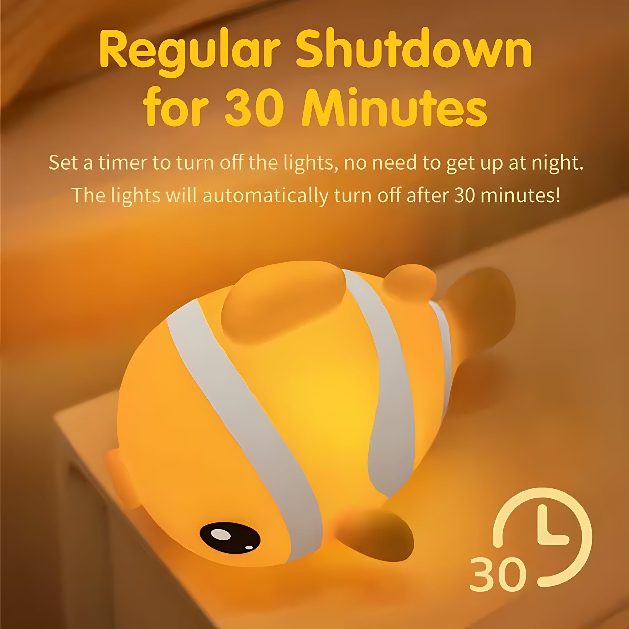 🐟 Clownfish Night Lamp