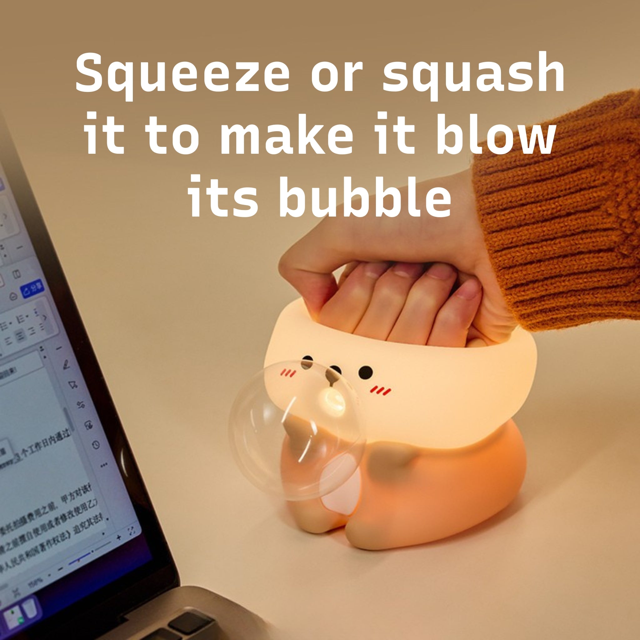 🦦 Bubble Otter Night Light