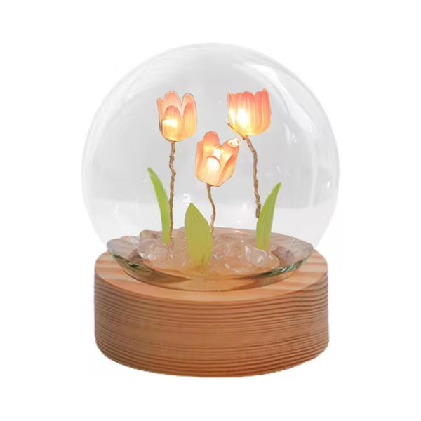 Handmade DIY Tulip Flower Night Light