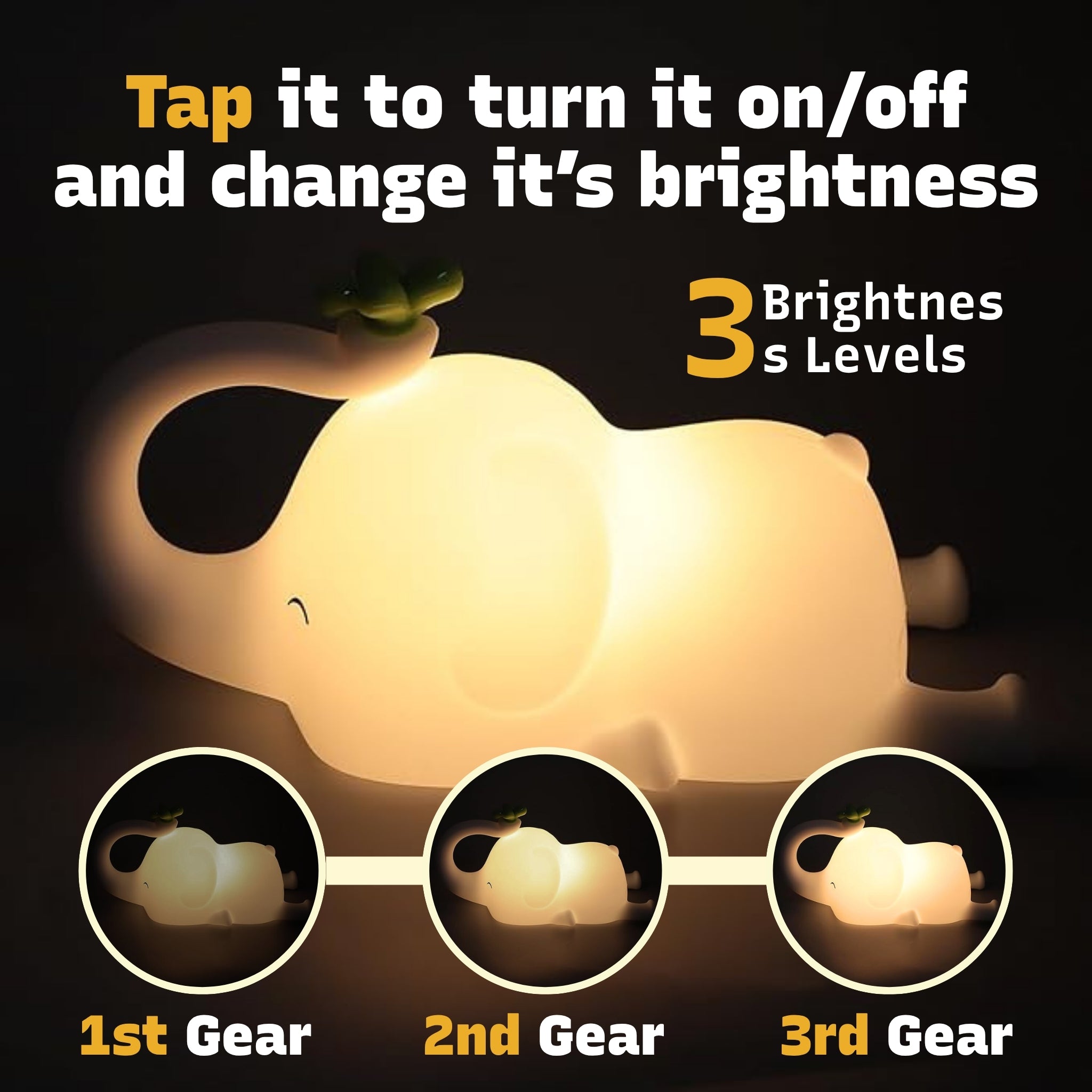 🐘 Elephant Night Light