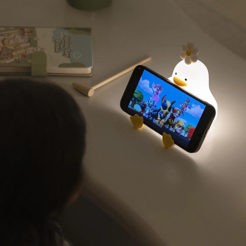 🌼 Flower Duck Night Light