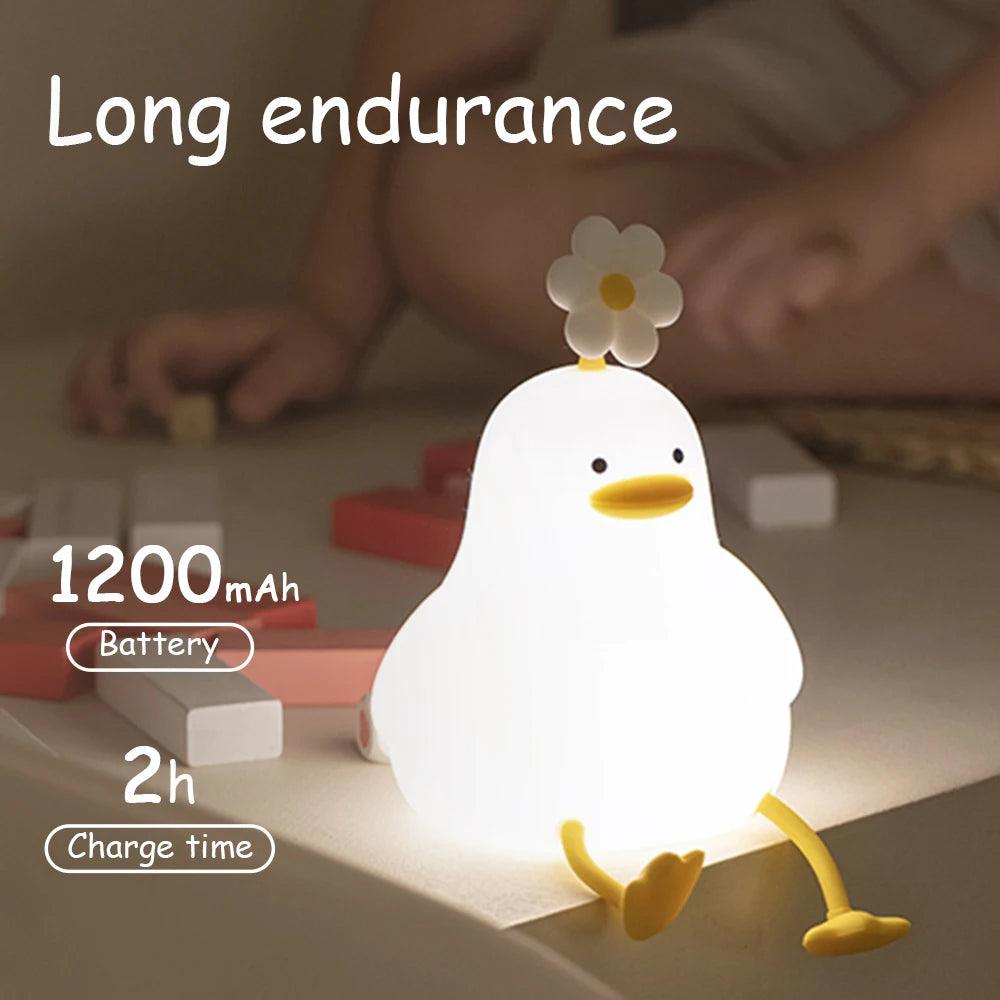 🌼 Flower Duck Night Light