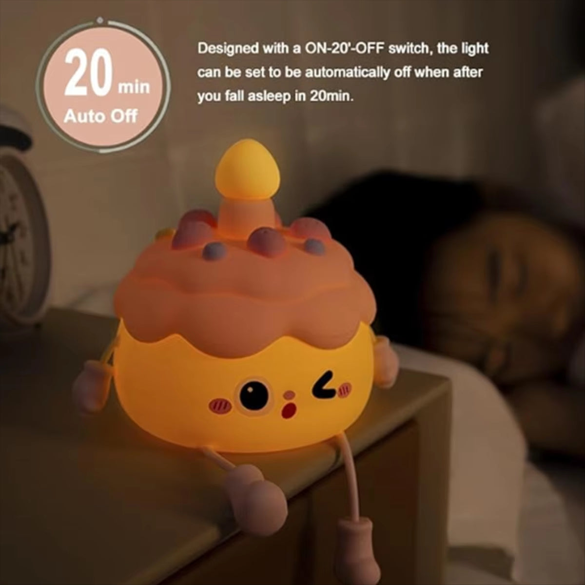 🎂 Birthday Cake Night Light