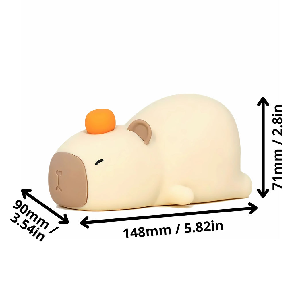 🍊 Lying Capybara Night Light