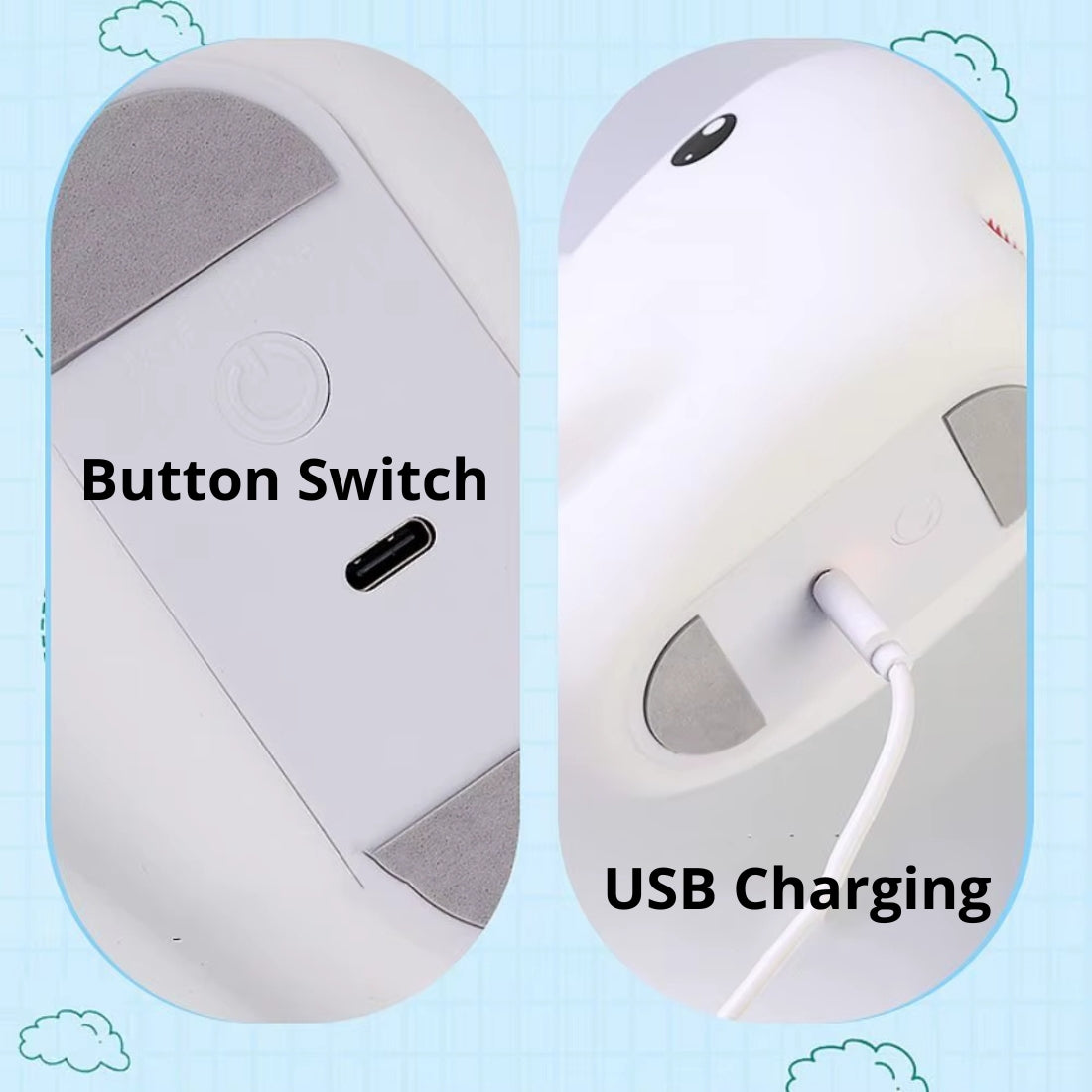 🦈 Shark Night Light