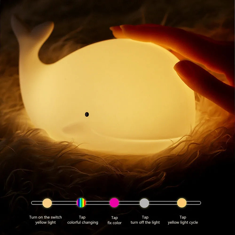 🐳 Whale Night Light