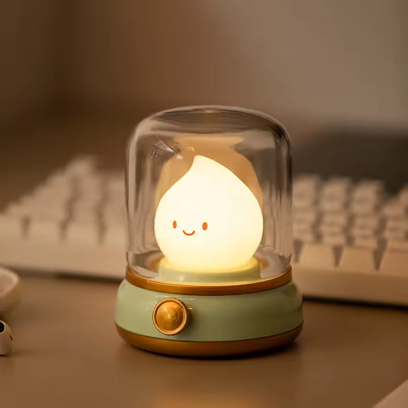 🕯️ Retro Flameless Candle Night Light